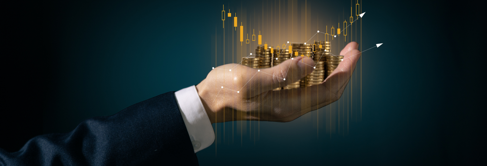 A close-up of stock market graphs and charts, highlighting the stability and performance of safe income stocks.