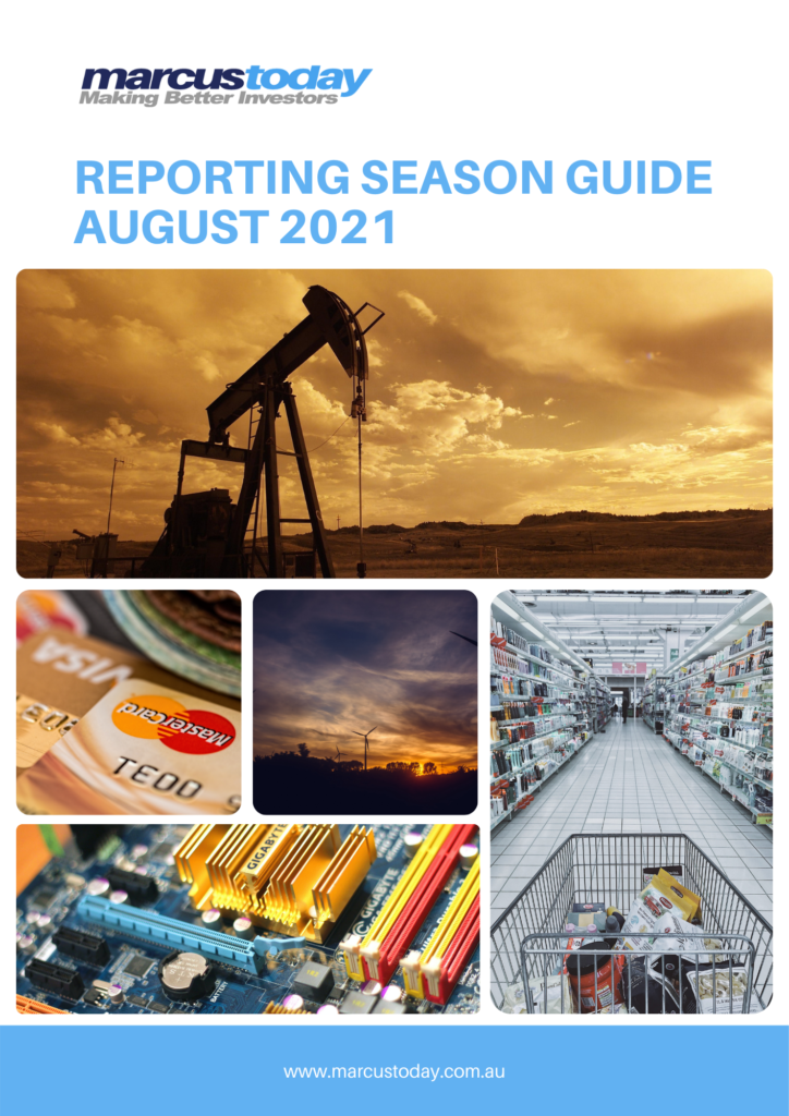 Reporting Season Calendar August 2021 Marcus Today